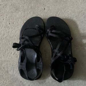 Black double strap chacos
